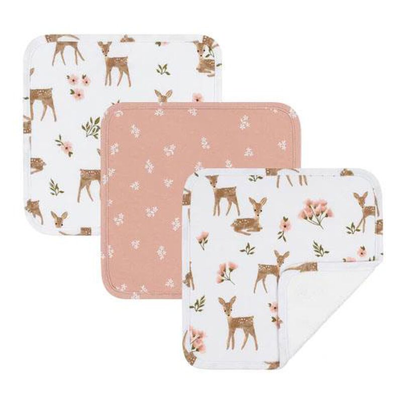 Living Textiles 3-Pack Wash Cloths image number 1